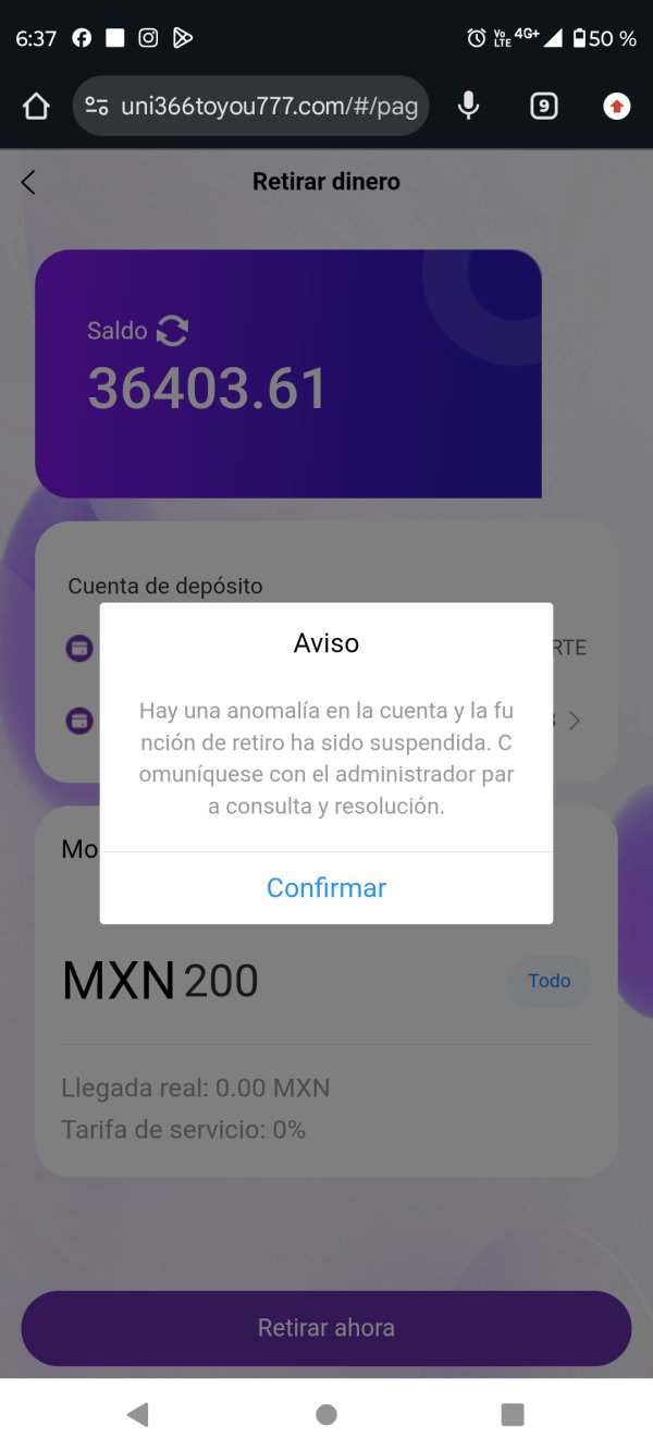 不允许我提取全部资金，因为账户被冻结，需要支付超过9000比索才能解冻，而我已经投资了大约9400比索，并且根据显示我还有超过40000比索的收益